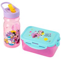 Set MINNIE Botella + Táper Hermético 2un