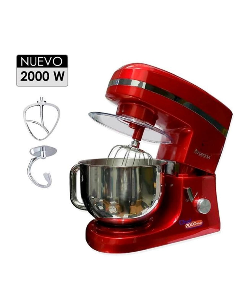 Batidora Orbital Finezza FZ-6818B 2000W Rojo