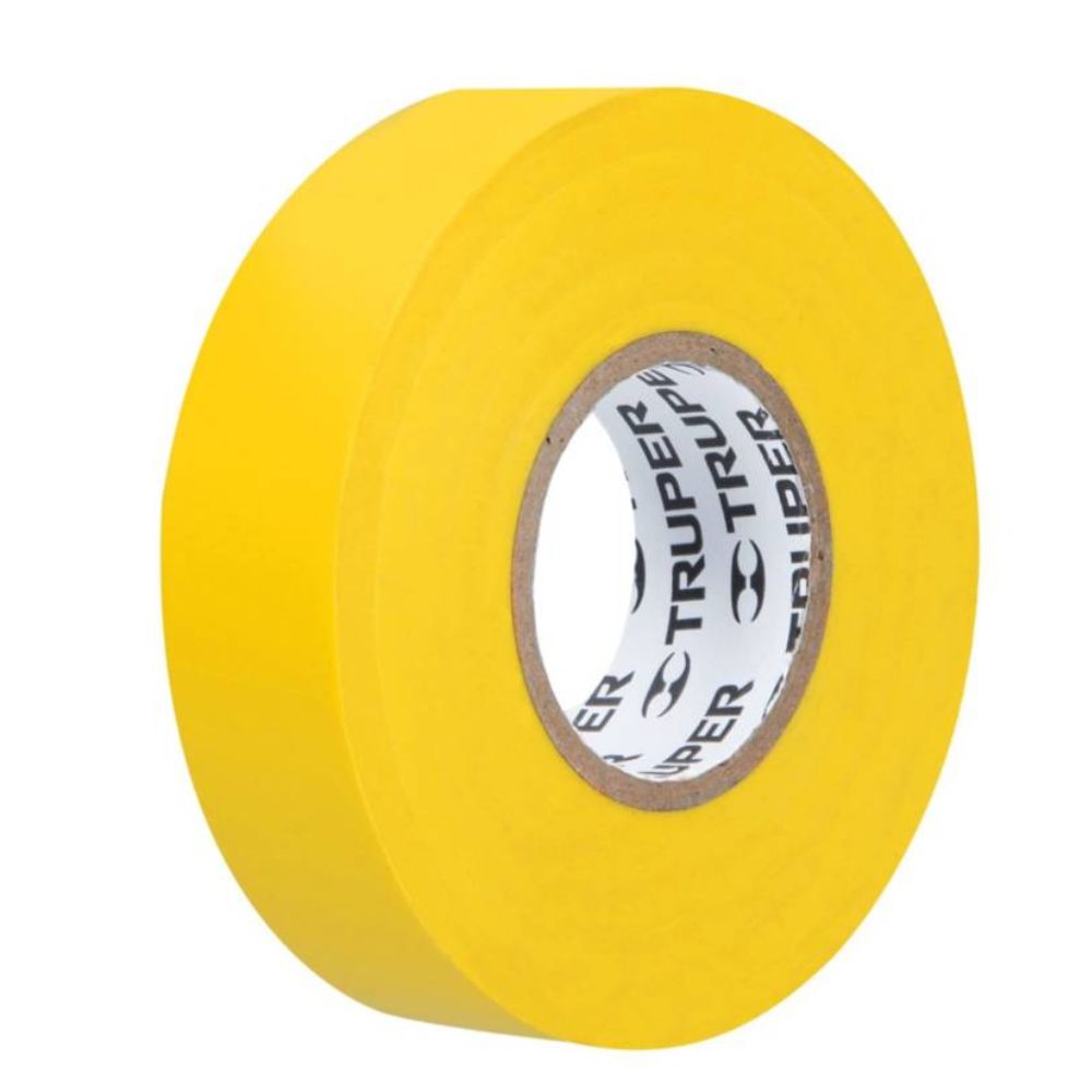 Cinta Aislante amarillo 19mm x 18m Truper Expert