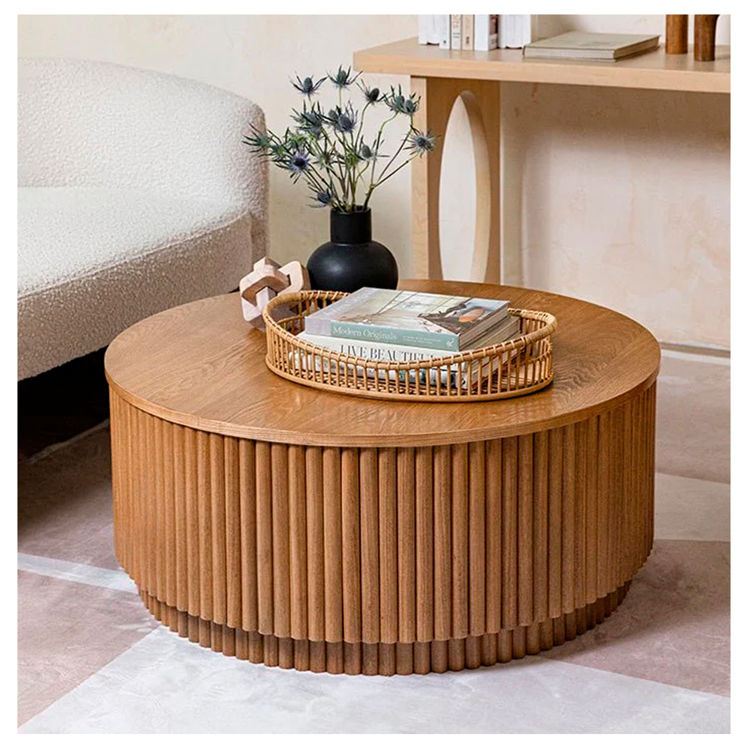 Mesa de Centro Chloé Ventitas Home Madera
