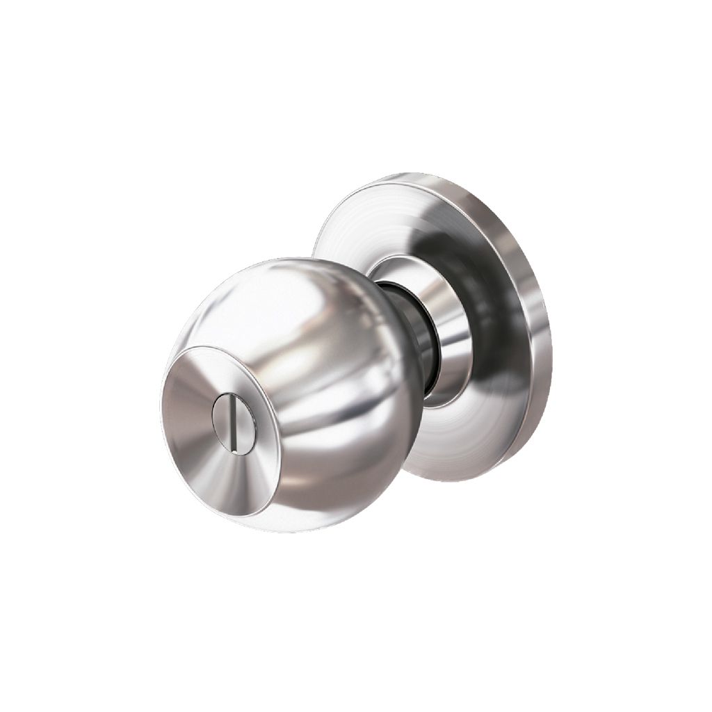 Cerradura Chapa de Pomo para Baño Acero Inoxidable AI06 Forte