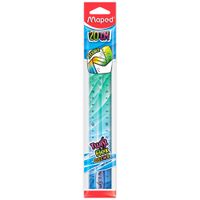 Regla Flexible MAPED Decorada 20cm