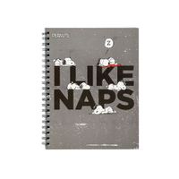 Cuaderno DGNOTTAS Espiralado A4 Tapa Flexible Snoopy