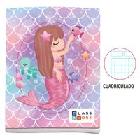 Cuaderno CLASS & WORK Grapado Cuadriculado con Diseño (Modelos Aleatorios)