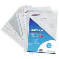 Mica Portapapel ARTESCO A4 Polipropileno 10un