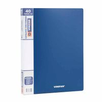 Catálogo con Fundas VINIFAN A4 Color Azul 40un