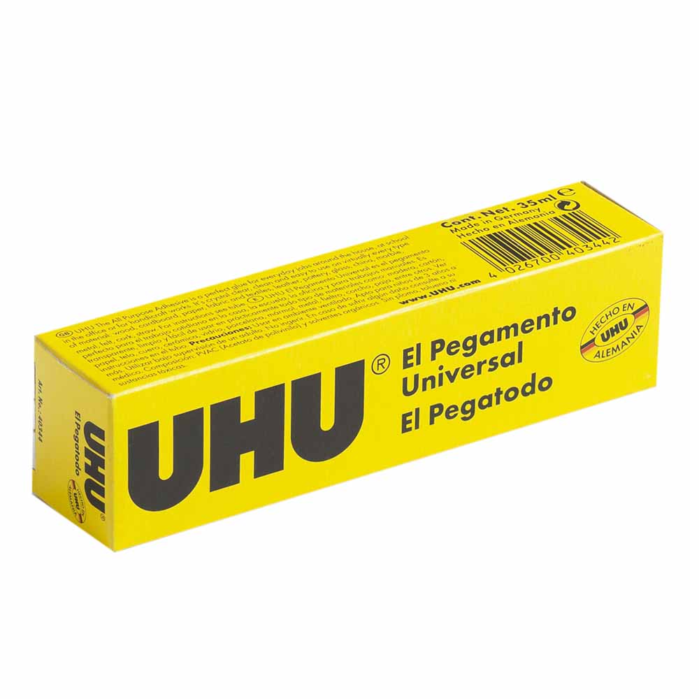 Pegamento UHU Universal Pegatodo Tubo 33ml