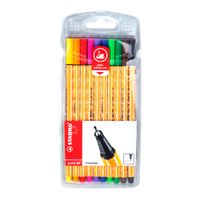Lapiceros STABILO Fine Pen Point 88 Blíster 10un