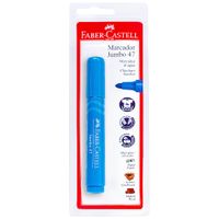 Plumón FABER CASTELL Jumbo #47 Azul Blister 1un