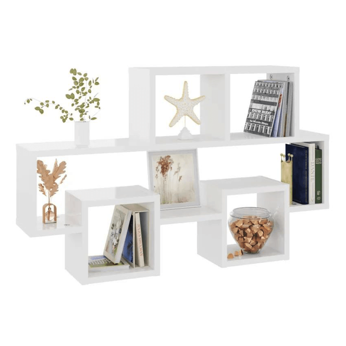 Repisa Decorativa Meori Blanco DIBA Muebles