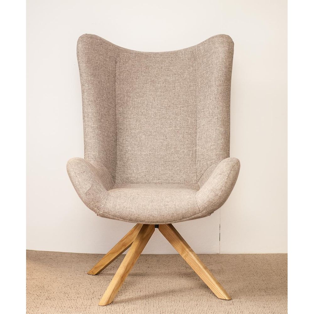 Butaca Moderna Giratoria Tokyo color Tierra TU MESITA - Promart