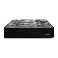 Colchón FORLI Pocket Negro 2 Plazas + Protector + 2 Almohadas