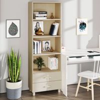 Estante Moderno Seki Marron R&R MUEBLES