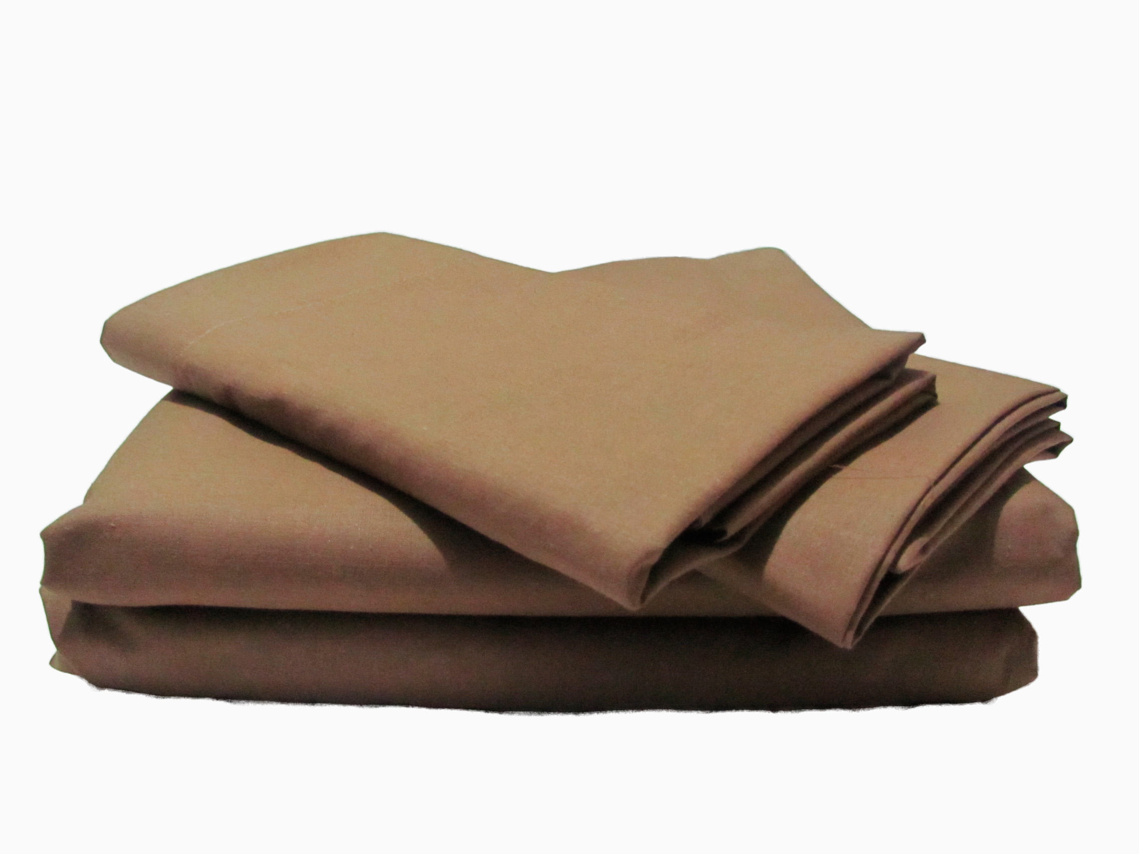 Juego De Sabana King Interiotex 180 Hilos Almendra 50% Algodón