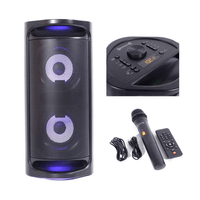 Parlante portatil Halion HA-R63 150W Luces RGB con micrófono