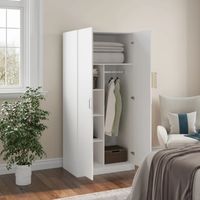 Ropero Moderno Danny 2 Puertas Blanco R&R MUEBLES