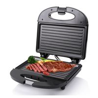 Sandwichera Grill 2 panes TRILLIUM TX-1414 Negro