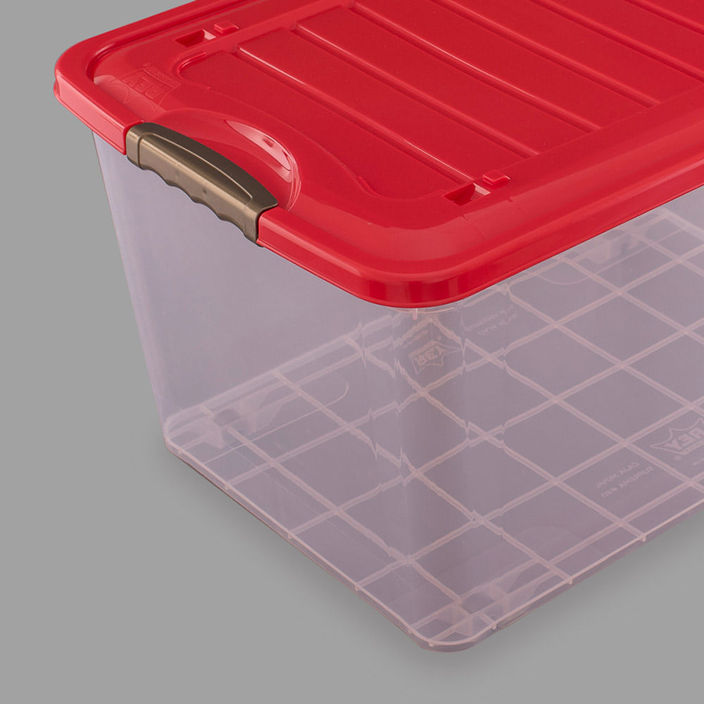 Caja organizadora de plástico, de 3,6 x 19,6 x 13,3 para guardar