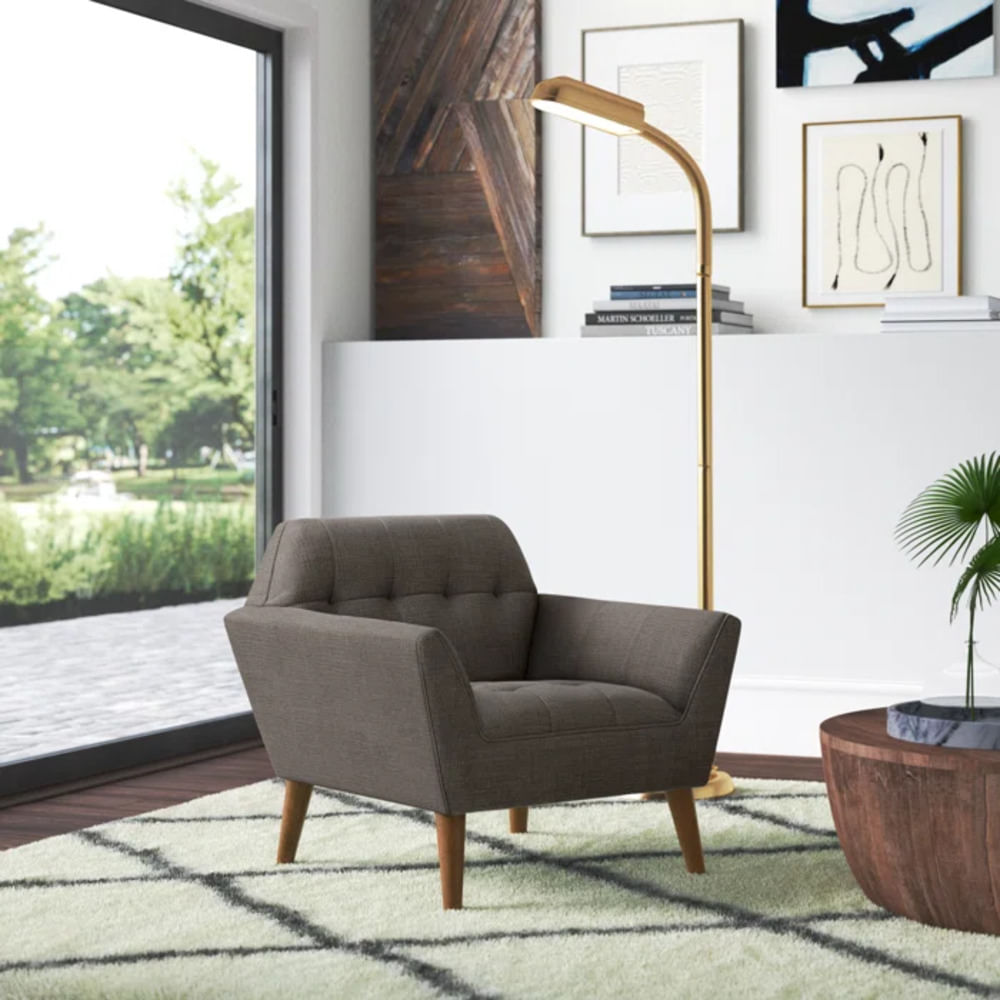 Sillón de Sala Logan color Gris Oscuro TU MESITA