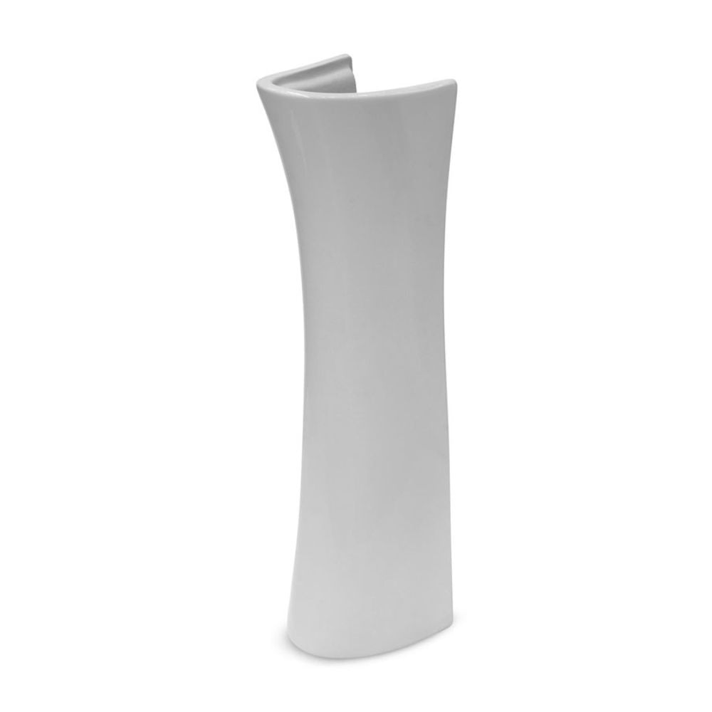 Pedestal Universal Loza Trebol Blanco Vitrificado 68x19.5x16cm