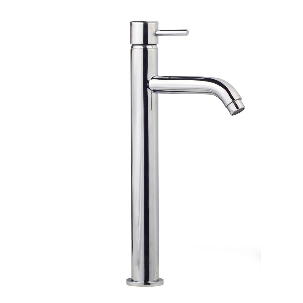 Mezcladora para Lavatorio Monocomando al Mueble Vainsa Mares Alta Plata Cromado