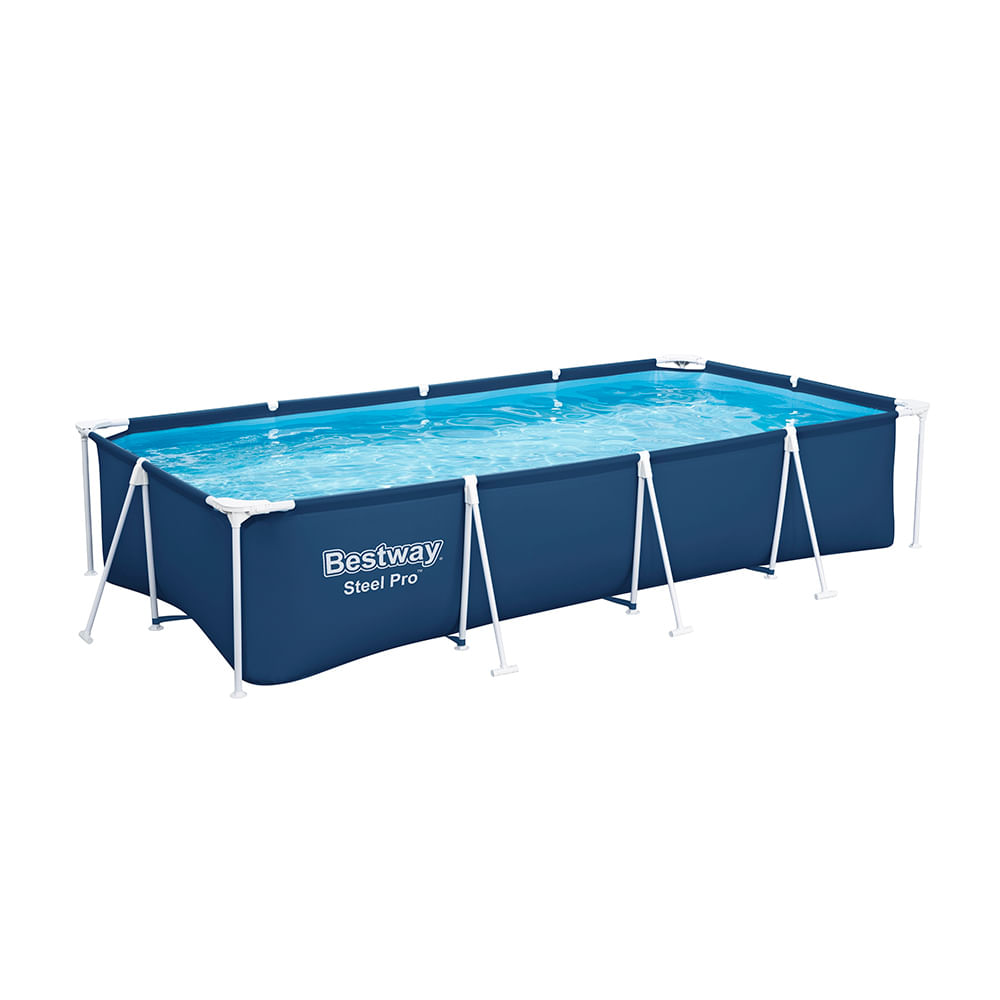 Piscina Estructural Rectangular Bestway Steel Pro 5700L 400x211x81cm Azul