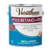 Barniz Poliuretano Brillante Varathane 1 galón Transparente