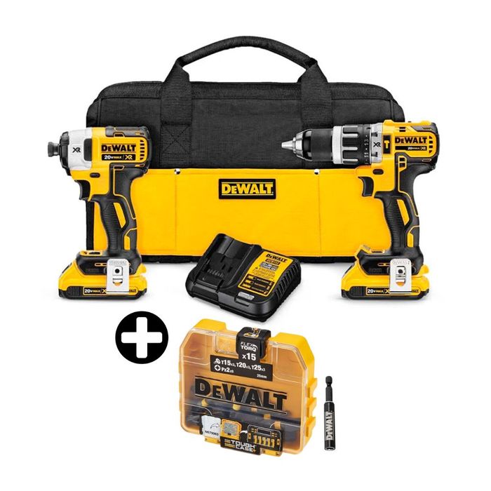 Taladro Percutor y Atornillador de Impacto Dewalt 20V Modelo