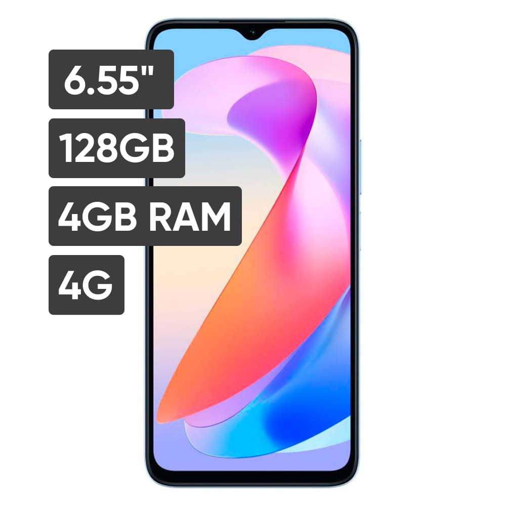 Smartphone HONOR X6A 6.55"" 4GB 128GB 50MP + 2MP + 2MP Stellar Silver