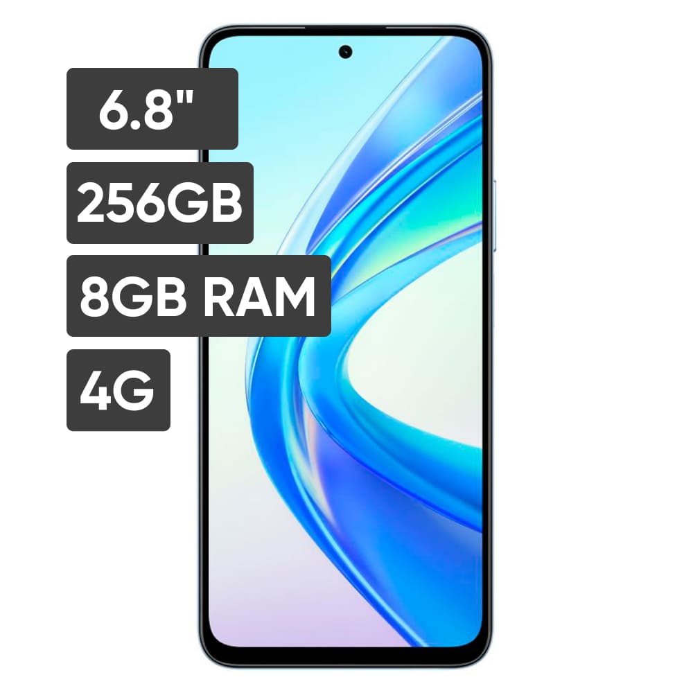 Smartphone HONOR X7B 6.8"" 8GB 256GB 108MP + 5MP + 2MP Flowing Silver