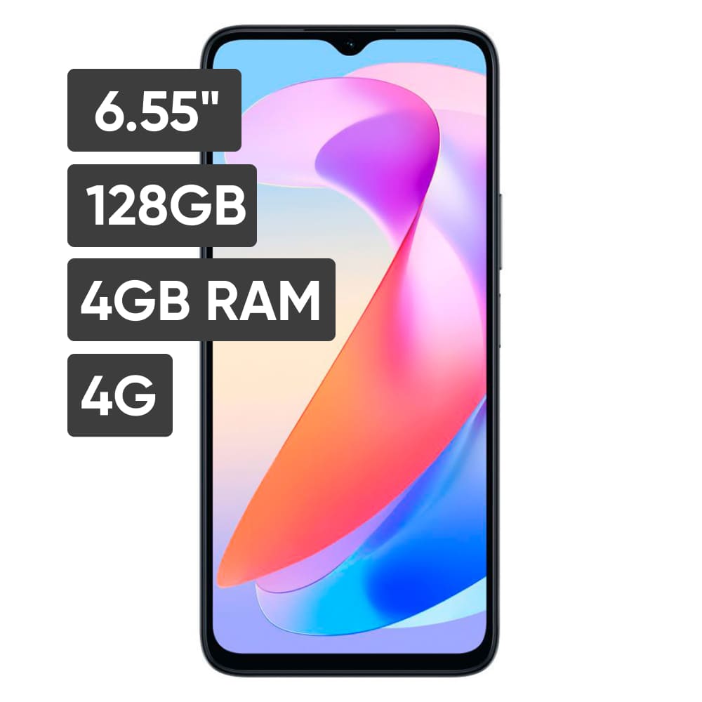 Smartphone HONOR X6A 6.55"" 4GB 128GB 50MP + 2MP + 2MP Midnight Black