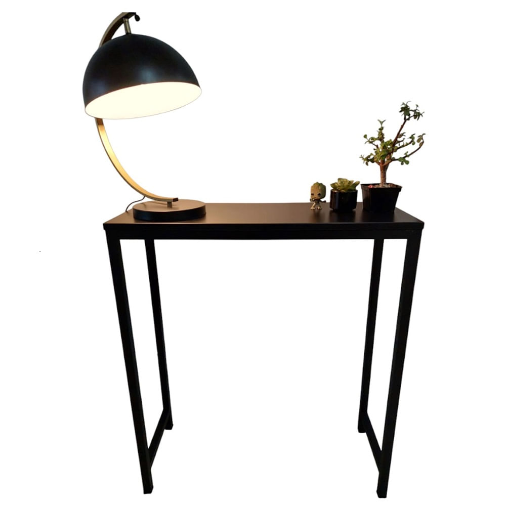 Recibidor consola industrial black