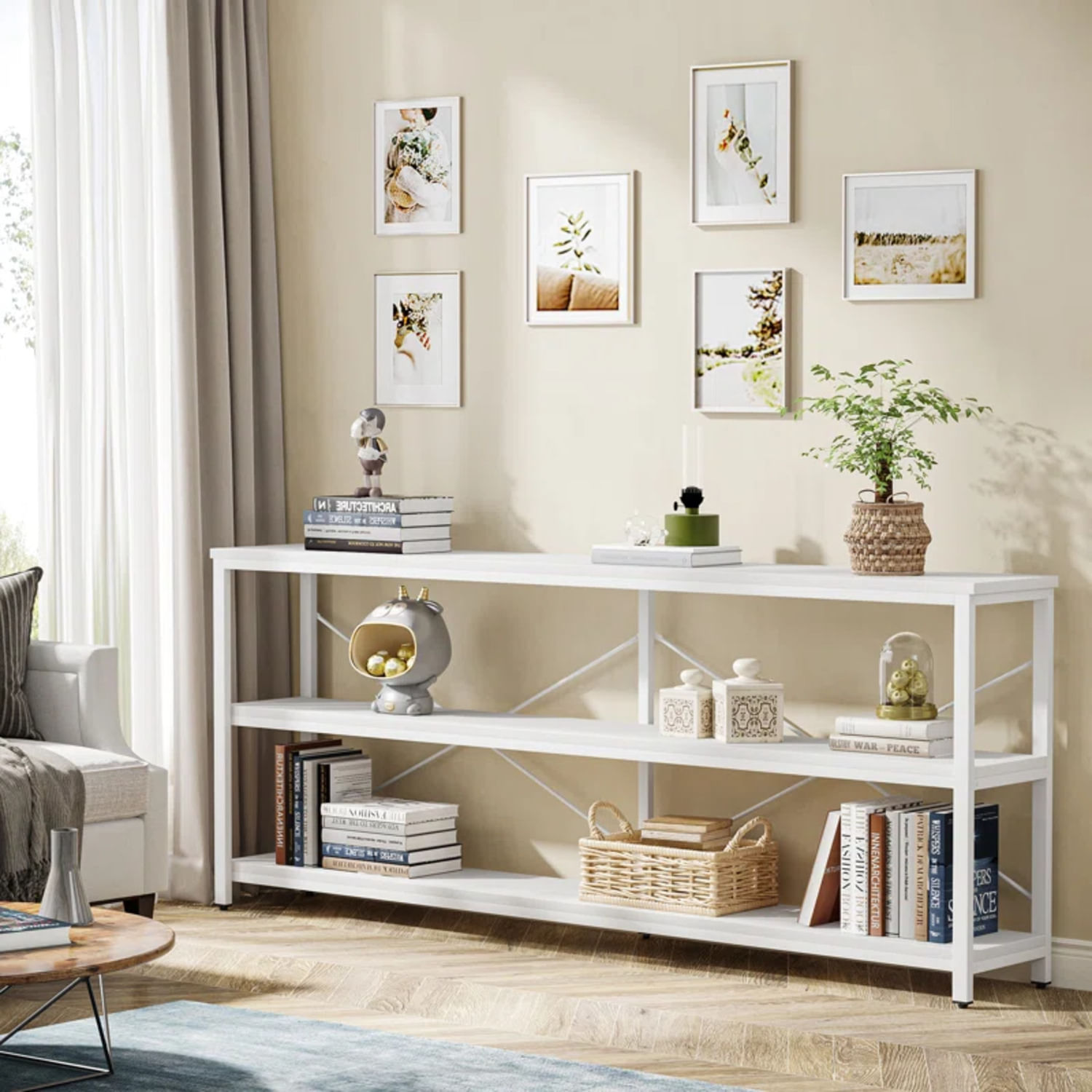 Mesa Consola Moderna Havana Blanco R&R MUEBLES