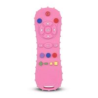 Mordedor para bebes con diseño de Control TV | Rosado