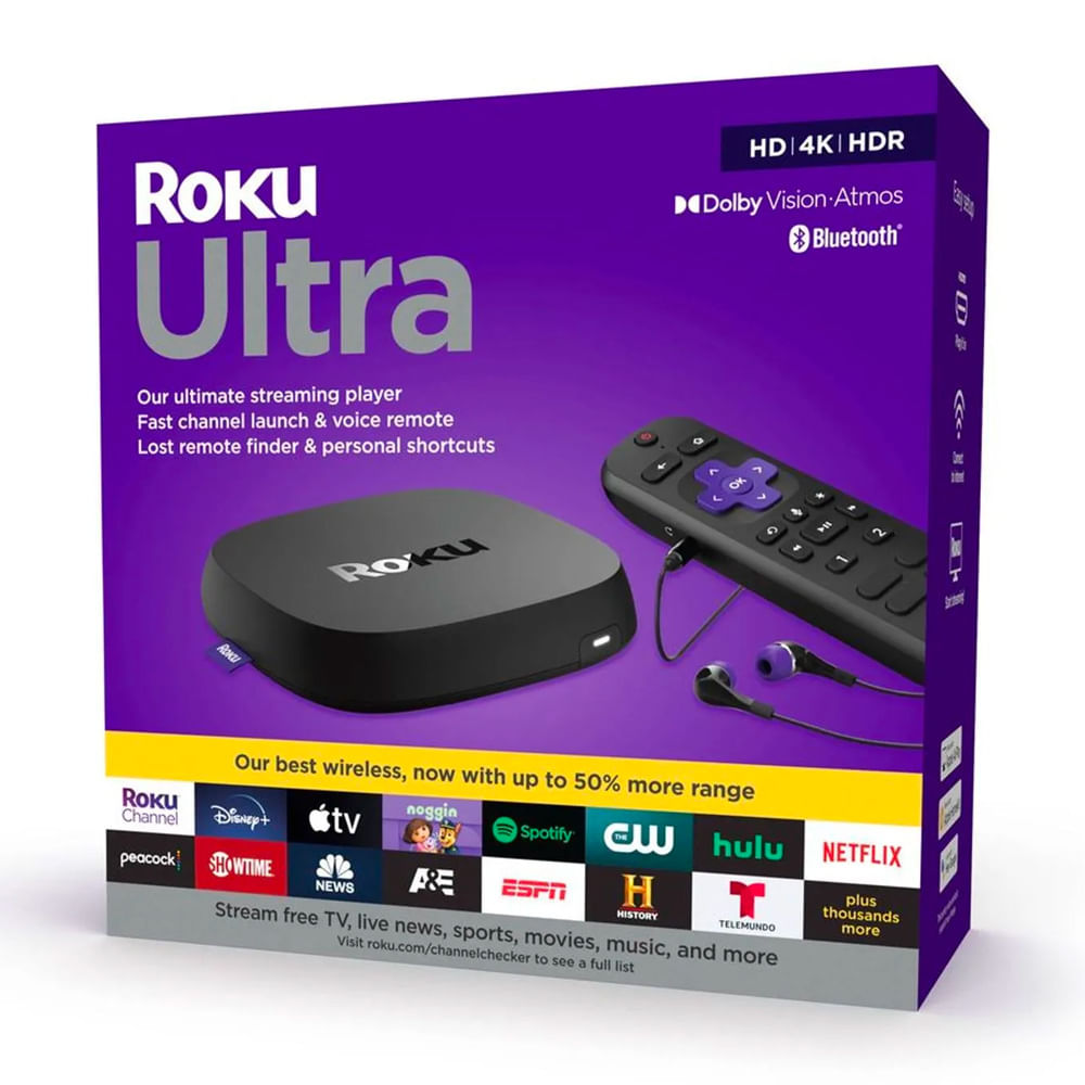 Roku Ultra 4K UHD Streaming Media Player ( Edición 2022) | Promart.pe ...