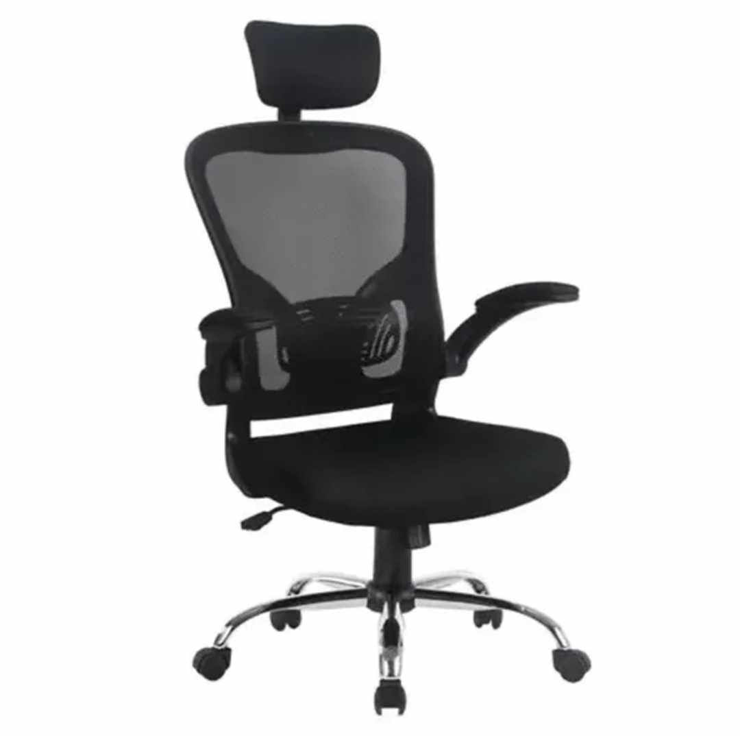Silla Oficina Escritorio Ejecutiva Negro Ergonómica Giratoria C-254