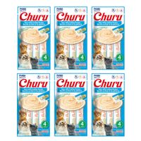 Snack Húmedo Churu de Atún con Ostiones para Gatos pack x6