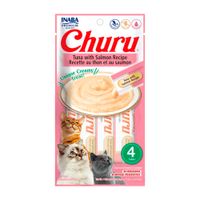 Snack Húmedo Churu de Atún con Salmón para Gatos x4 und