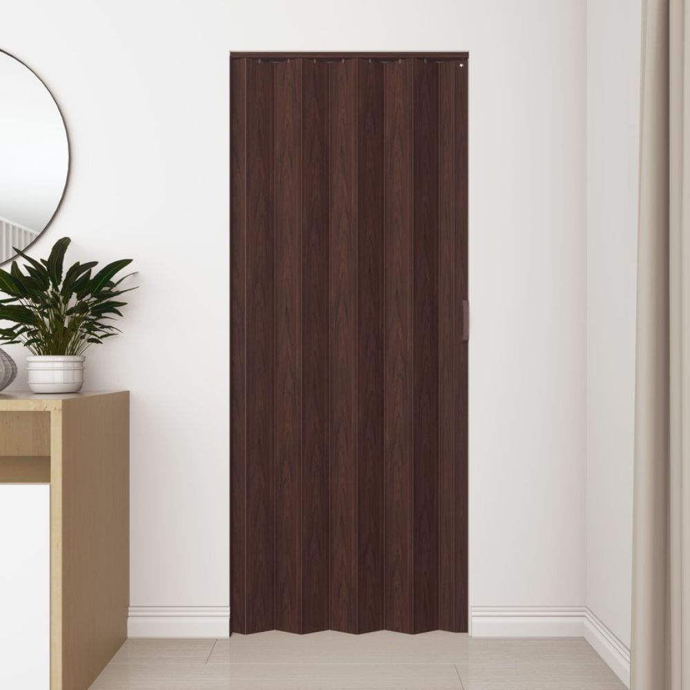 Puerta Plegable PVC Bricco Basic 90x200cm Caoba