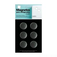 Set de Imanes Circulos para Refrigeradora x 6 unidades DPM