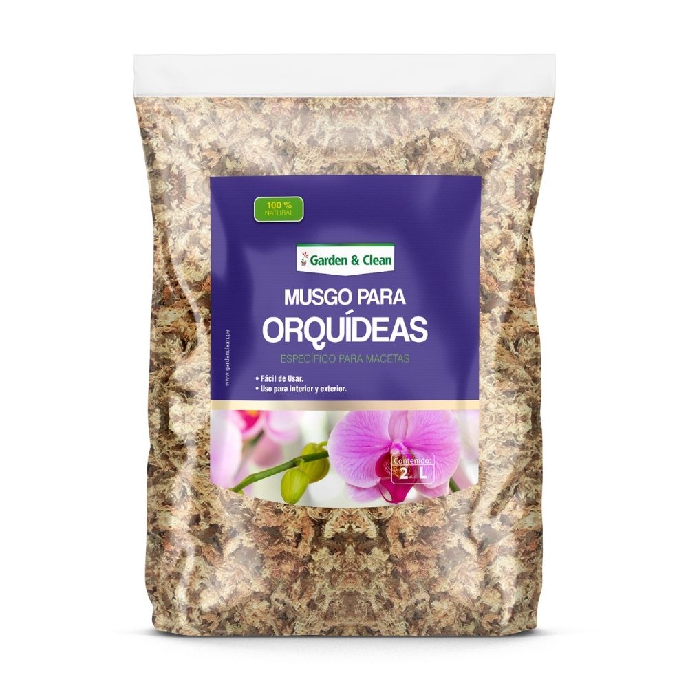 Musgo para orquídeas 2 litros Garden Clean