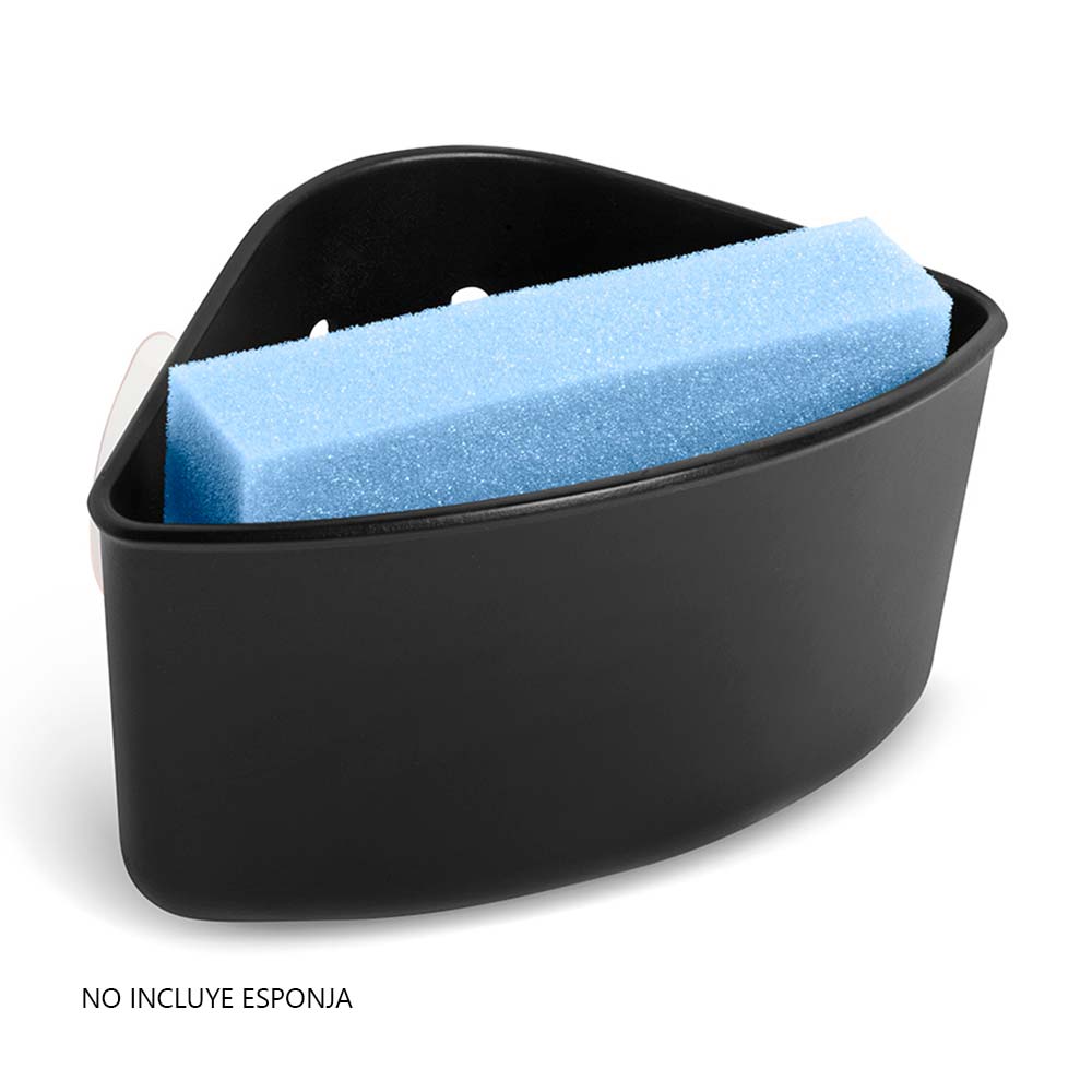 Organizador de Esquina Orange Modelo Esquina con Ventosa Negro Mate