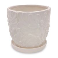 Maceta Cheri Blanca 15,6x12.5cm Orange