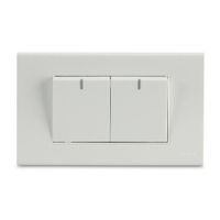 Conmutador Doble Classic Orange Blanco de Poliuretano