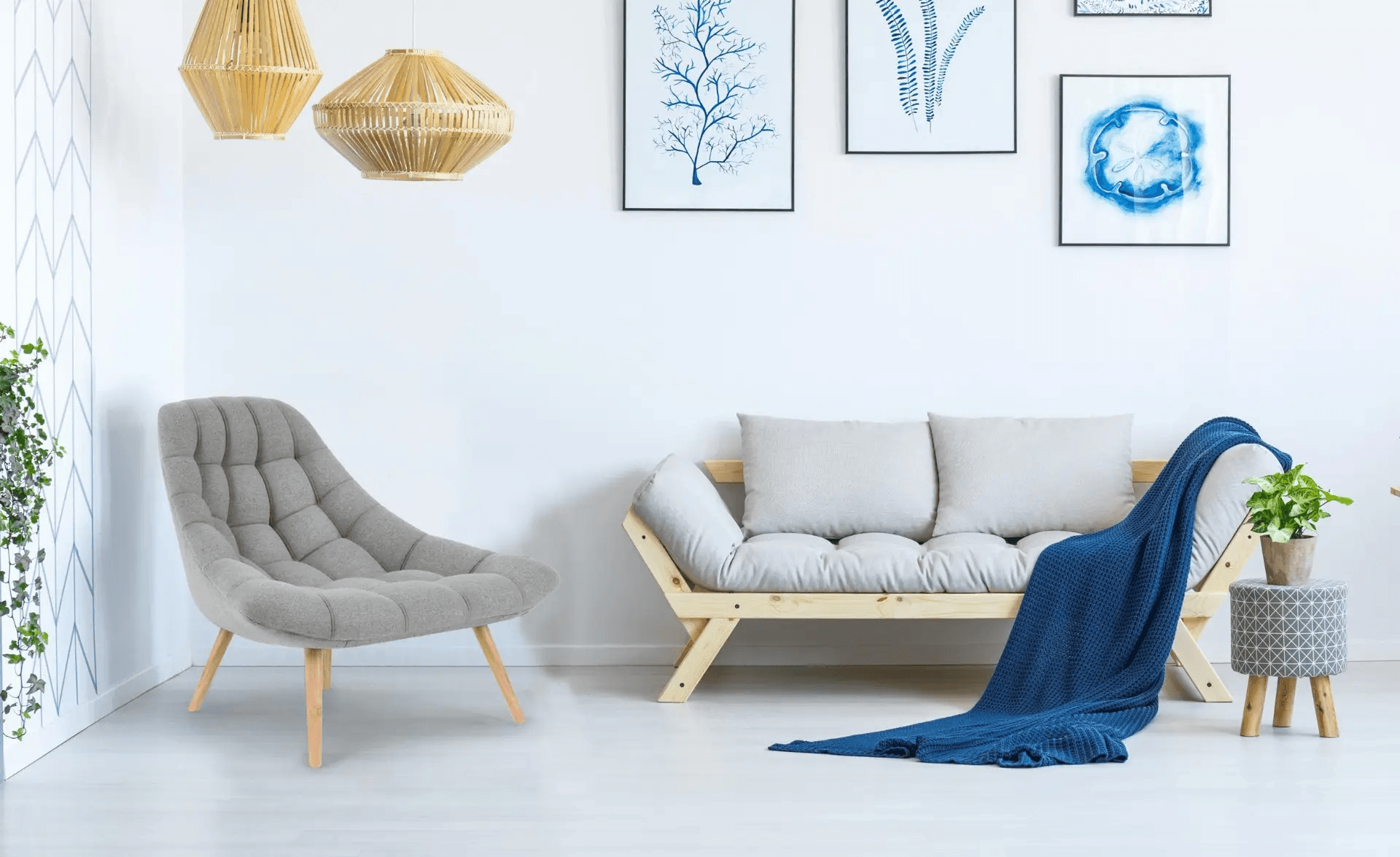 Butaca Sillón Moderno Carpio en Tela Gris TU MESITA