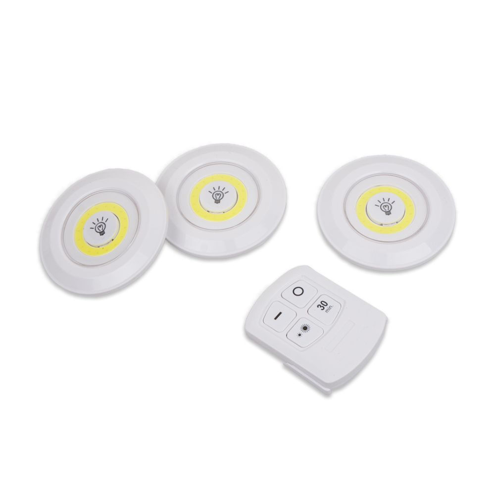 Pack x 3 luz de noche con control remoto Werken