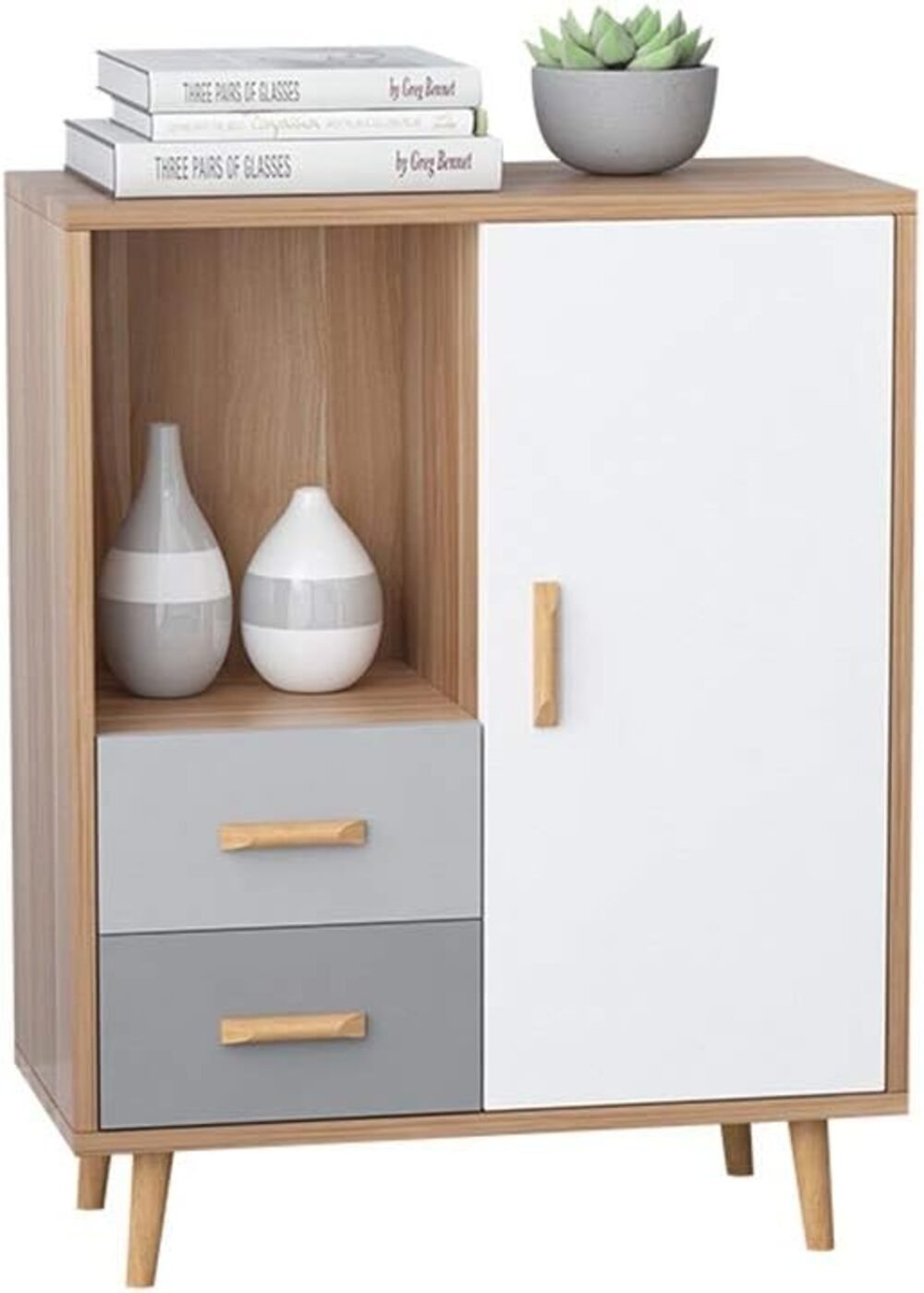 Aparador Corto Mika Multicolor 2 cajones TU MESITA