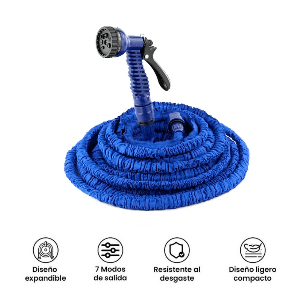 Manguera Expandible hasta 60 Metros Multiusos