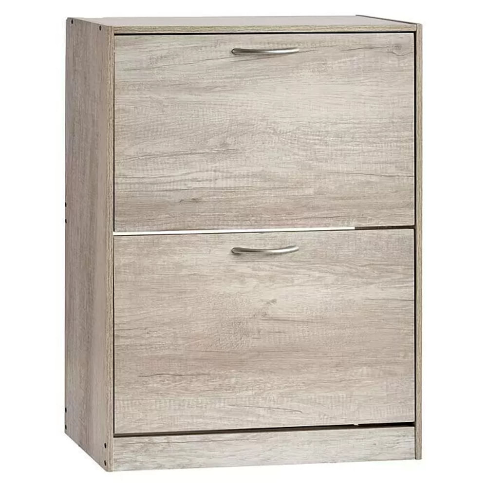 Zapatera Clásica Alberta 2 puertas TU MESITA color Ceniza