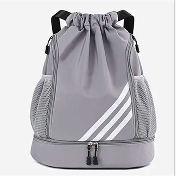 Bolsa Deportiva con Cordón Gris Promart